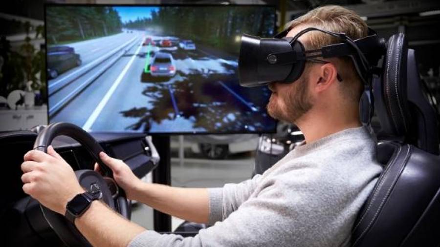 El simulador de Volvo Cars utiliza tecnología de videojuegos para