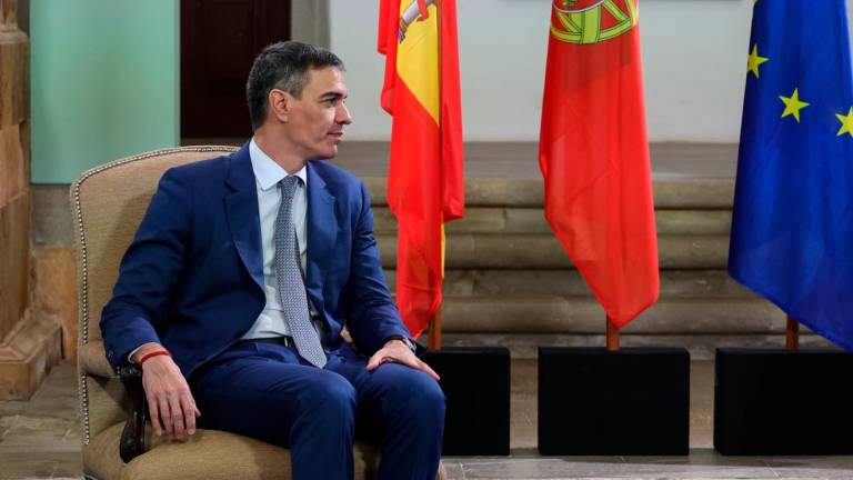 Pedro Sánchez ha hecho sus declaraciones en una rueda de prensa en Faro, en el marco de la cumbre hispano-portuguesa. Foto: EFE