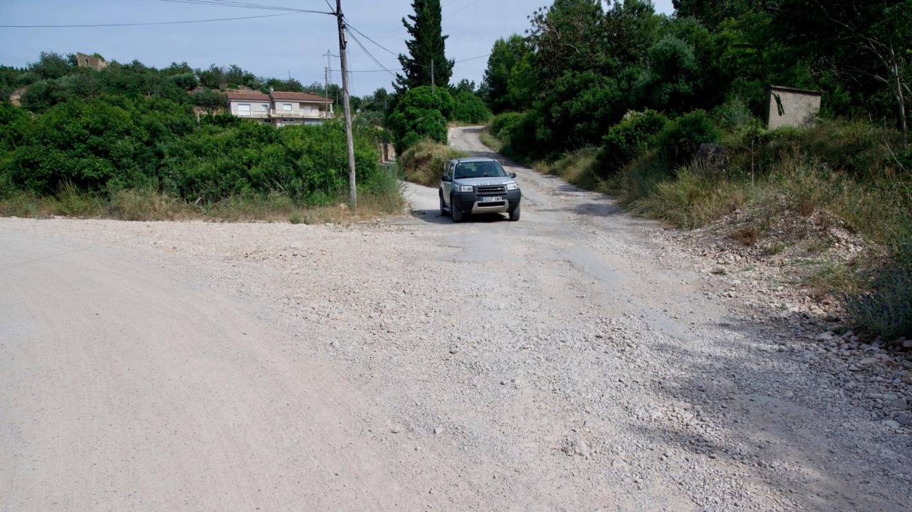 El Barranc de la Llet en la seua part alta, que arriba fins l’església dels Àngels. Foto. J. Revillas