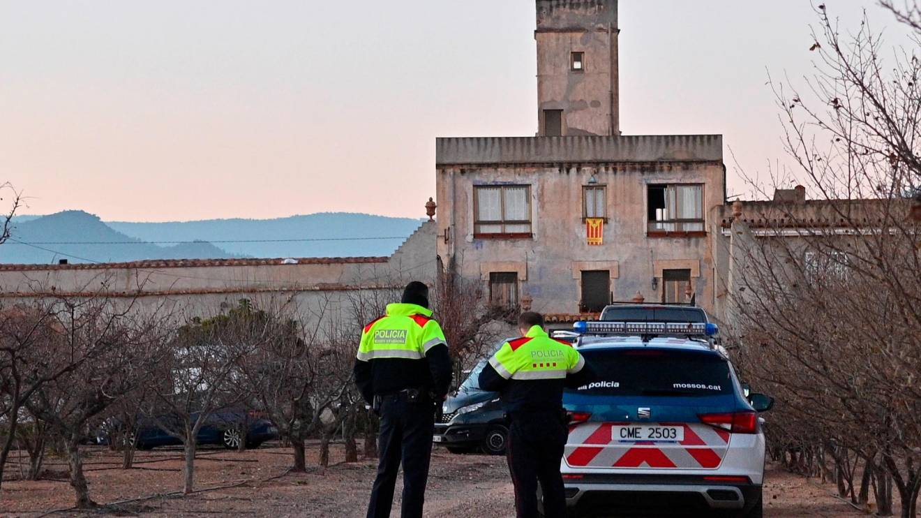 El pistolero se atrincheró en una masía en Riudoms después de disparar a tres compañeros y a un agente de los Mossos d’Esquadra. Foto: Alfredo González