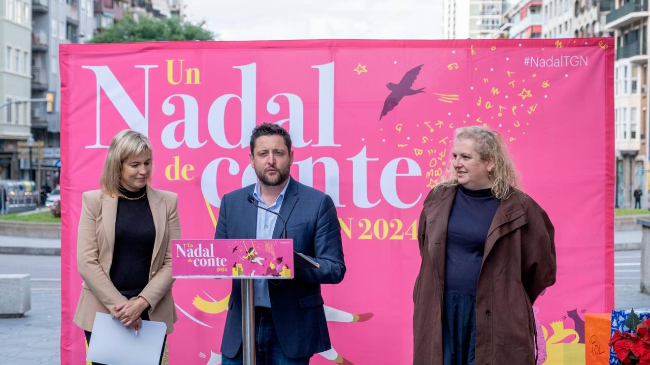 Tarragona ha dado a conocer su campaña de Navidad 2024 bajo el lema “Un Nadal de conte”. Foto: Cedida