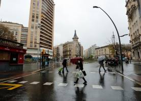 Se pueden acumular 40 litros por metro cuadrado en 30 minutos. Foto: Pere Ferré/DT