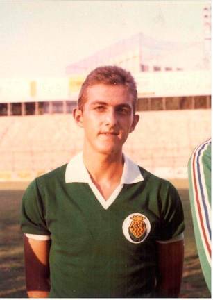 $!Santi Coch, jugador con más partidos de la historia del Nàstic, lució la camiseta verde. Foto: DT