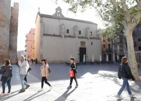 La iglesia de Natzaret es la sede de La Sang. Foto: Pere Ferré/DT