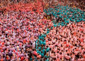 Primer diumenge de la Diada castellera de Santa Tecla a Tarragona. Foto: Ajuntament de Tarragona