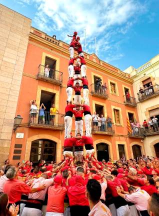 Un 3d8 descarregat pels Nens del Vendrell durant aquesta temporada. Foto: Cedida