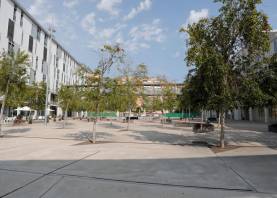 Plaça de la Concòrdia del Campus Catalunya de la Universitat Rovira i Virgili (URV). Foto: Pere Ferré/DT