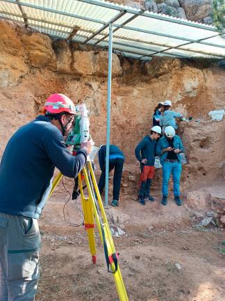 $!Detall de l’excavació al jaciment de La Cansaladeta durant aquest mes de maig. Foto: Andreu Ollé/IPHES-CERCA