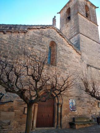 Francesc Vicent Garcia només va exercir de rector en aquesta parròquia de Vallfogona. Foto: Àngel Juanpere