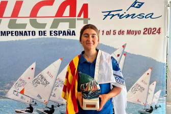 Gisel Fontana fue primera del grupo plata. Foto: CN Cambrils