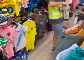 Una de las tiendas inspeccionadas. Foto: Policía Nacional