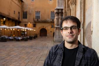 Albert Pijuan, en la Catedral de Tarragona. Foto: Àngel Ullate