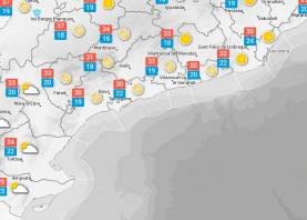 Dijous 18 de juliol: el termòmetre fregarà els 40 graus a molts indrets