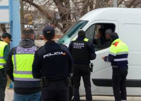 Imagen del macrocontrol en Tarragona. Foto: Cedida