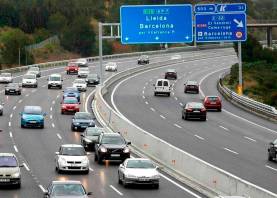 La autopista AP-7, a su paso por El Vendrell. Foto: DT