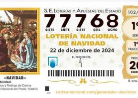 El número agraciado con el cuarto premio de la Lotería de Navidad, que ha caido en L’Ametlla y Tarragona