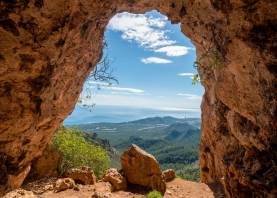 Vista desde la Cova de Nadell. FOTO: S. García