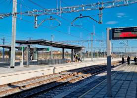 Las obras en la estación ya han finalizado.