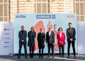 Acte de presentació de la Marató de TV d’aquest 2024. Foto: Cedida