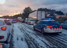 La posibilidad de nevadas pueden afectar a la circulación viaria. Foto: DT