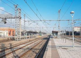 La estación de Sant Vicenç de Calders. Foto: Renfe