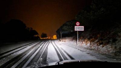 Entrada a Vilanova de Prades: Foto: @FrancescMgg