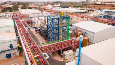 Una planta de cloro de la empresa Covestro. Foto: David Oliete Casanova