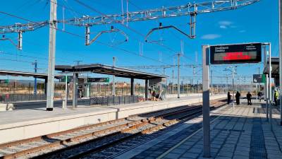 Las obras en la estación ya han finalizado.