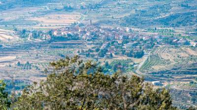 Ulldemolins visto desde la ermita. FOTO: santi garcía