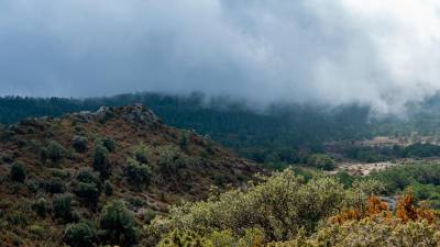 Nubes en la Serra de Els Motllats. FOTO: S. García