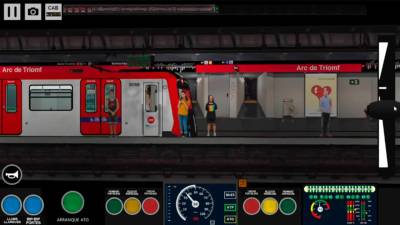 El MetroSim: Metro Barcelona és un videojoc en català. Foto: Gaming.cat