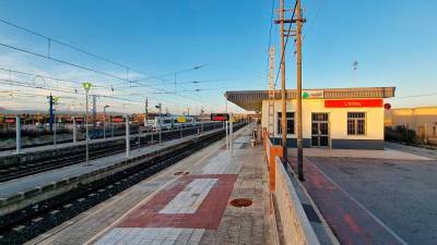 La estación de tren de L’Arboç.