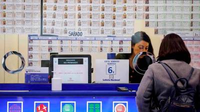 Una administración de loterías. Foto: EFE