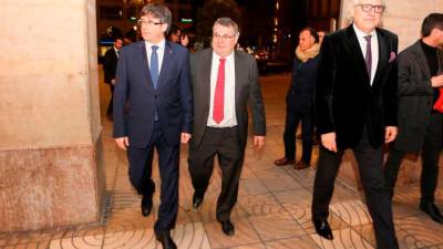 Puigdemont y Terradellas en una imagen de archivo. Foto: DT