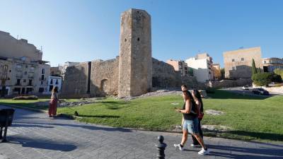 El monumento con más afluencia es el complejo formado por Circ y Pretori, que en algunos momentos está colapsado. foto: Pere Ferré