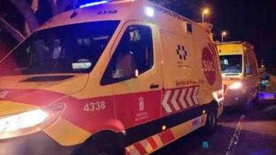 Ambulancias del Servicio de Urgencias de Canarias. Foto: cedida