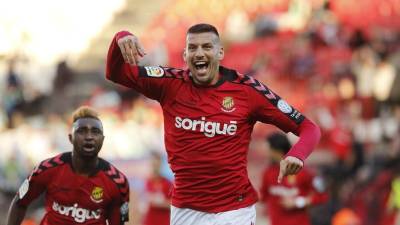 Bruno Perone es uno de los rostros felices que han transformado al Nàstic. Foto: Pere Ferré