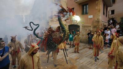 Elementos de toda Catalunya acompañaron a la Víbria. FOTO: pere ferré