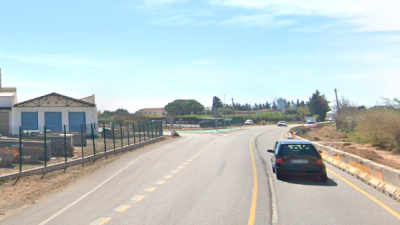 La carretera donde ha tenido lugar el accidente. Foto: Google Maps