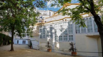 El patio es una de las partes más utilizadas del Teatre Metropol. foto: pere ferré