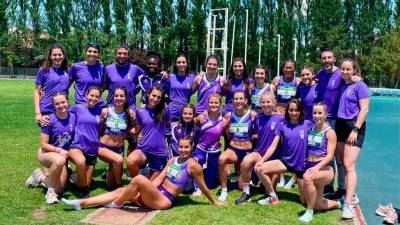 El equipo femenino del Club Atletisme Tarragona. Foto: Cedida