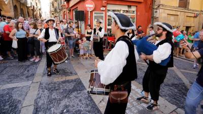 L’Entrada dels Músics, un dels actes musicals tradicionals per Santa Tecla, tindrà lloc el dia 22 a les 12 hores al Portal del Roser. Foto: Pere Ferré