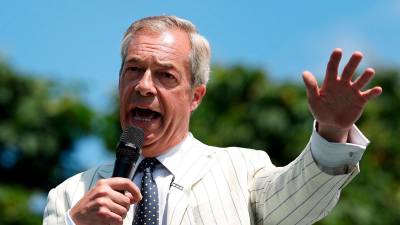 Nigel Farage, fue fundador del Partido de la Independencia del Reino Unido (UKIP) y Partido del Brexit. Foto: EFE