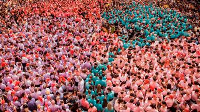 Primer diumenge de la Diada castellera de Santa Tecla a Tarragona. Foto: Ajuntament de Tarragona