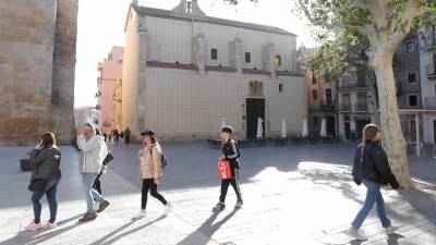 La iglesia de Natzaret es la sede de La Sang. Foto: Pere Ferré/DT