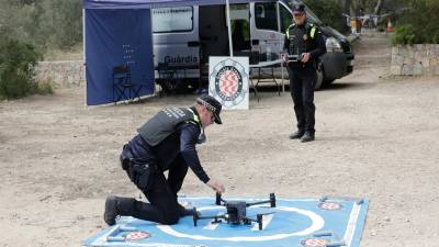 Uno de los drones que utiliza la Guàrdia Urbana. Foto: Pere Ferré