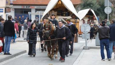 Un dels carros que van sortir l’any passat als Tres Tombs de Valls. Foto: Pere Ferré