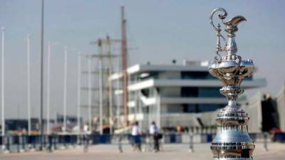 El trofeo de la Copa América de Vela. Foto: cedida