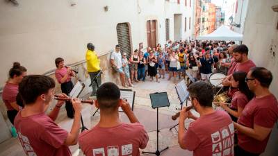 La Cursa del Seguici finalizó ante la Catedral. foto: JÚLIA CAMPRUBÍ DÍEZ