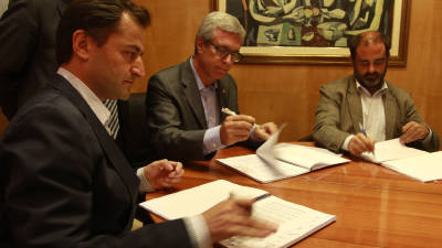 Imagen de la firma con IKEA del 12 de junio de 2012. FOTO: Pere Ferré